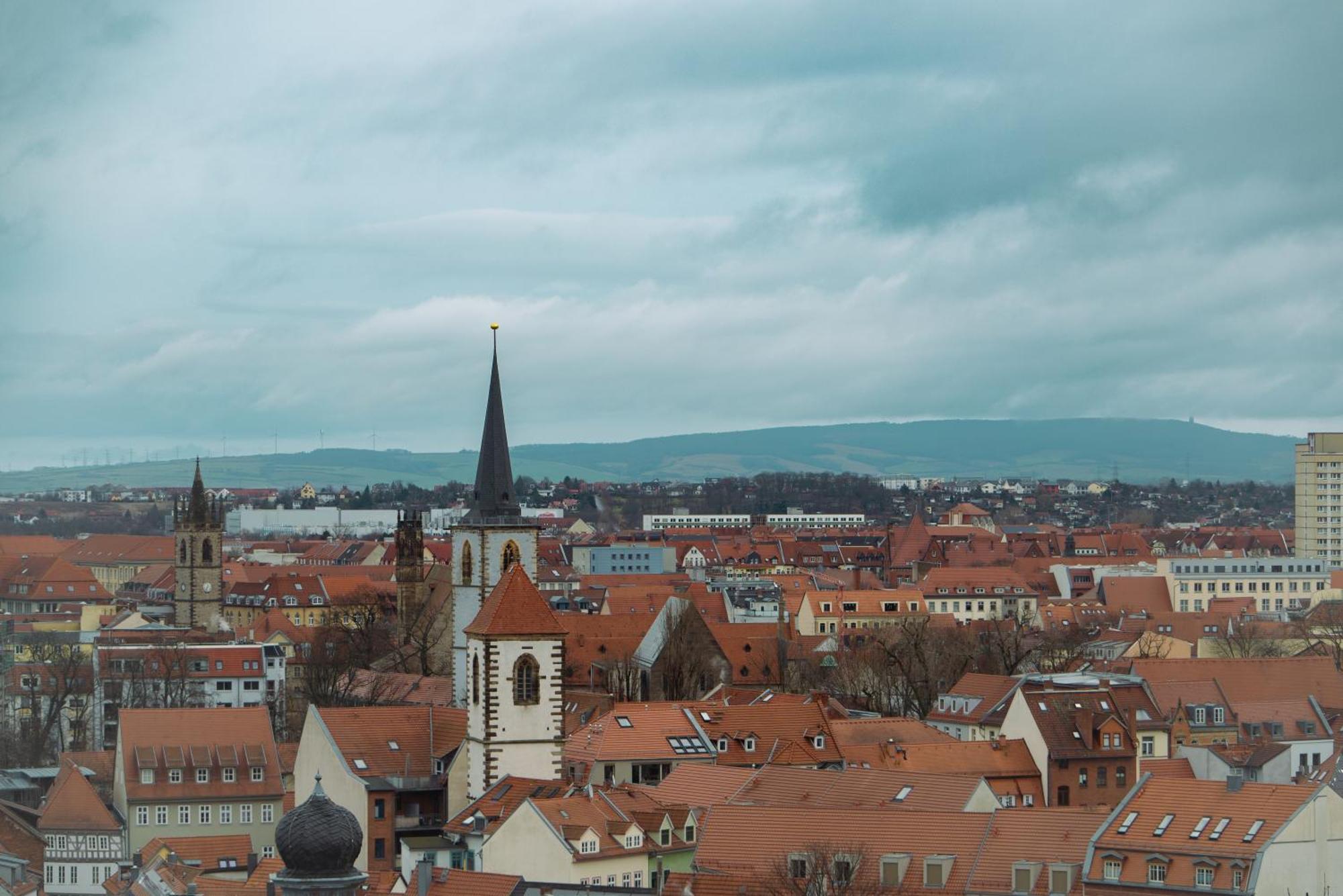 Hotel Bruehlerhoehe Erfurt Bagian luar foto